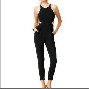 Hunter Bell Katie Cut Out Black Jumpsuit Size 4